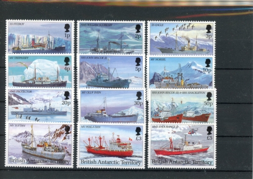 Brit. Antarktis Geb. 203-214 postfrisch Forschung #JL260