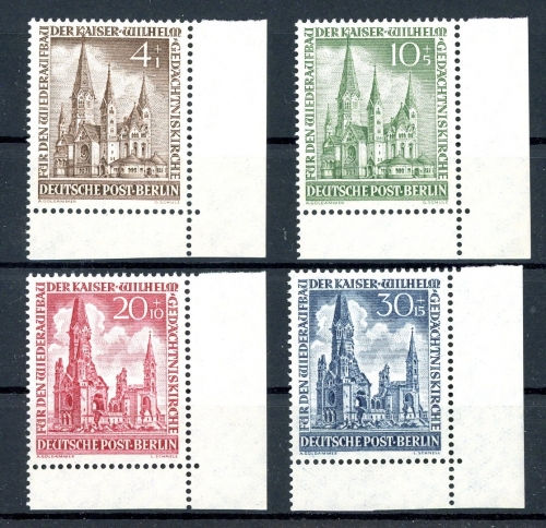 Berlin 106-109 Eckrand u r postfrisch #JM411