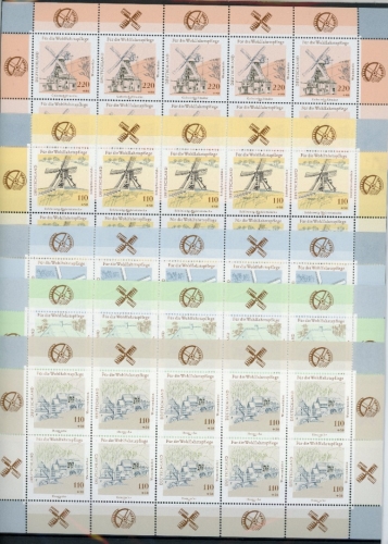 Bund Zehnerbogen 1948-1952 postfrisch Wohlfahrt #JW856