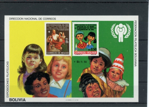 Bolivien Block 97 postfrisch Kinder #HK839