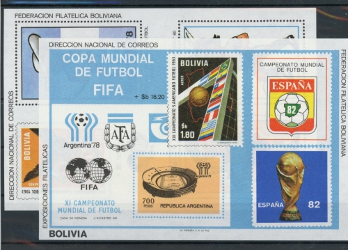 Bolivien Block 98-99 postfrisch