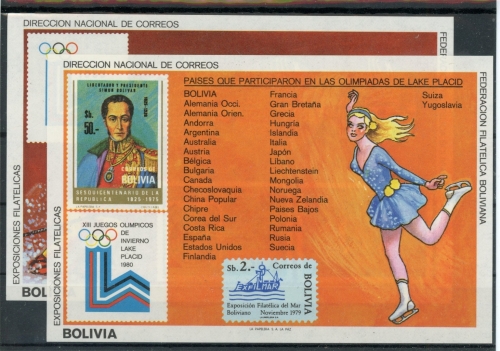 Bolivien Block 102-03 postfrisch Olympia #HK847