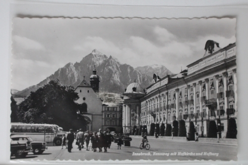 AK Innsbruck Rennweg mit Hofkirche und Hofburg ungebraucht #PK280