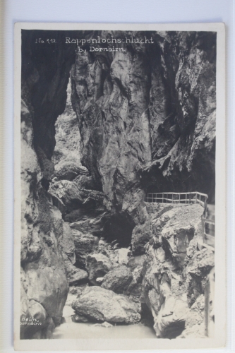 AK Dornbirn Rappenlochschlucht bei Dornbirn ungebraucht #PJ271