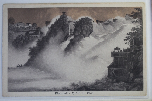 AK Rheinfall Chute du Rhin ungebraucht #PJ384