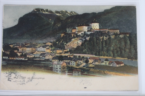 AK Kufstein mit Kaisergebirge 1904 gebraucht #PJ425