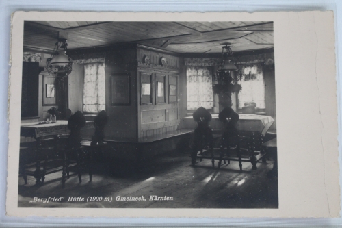 AK Gemeinde Kärnten "Bergfried" Hütte (1900 m) 1942 gebraucht #PJ434