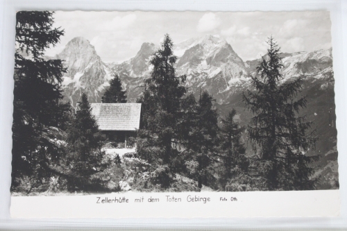 AK Zellerhütte mit dem Toten Gebirge gebraucht #PJ444