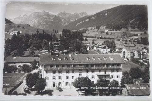 AK Steinach am Brenner 1051 m Hotel Steinacherhof gebraucht #PJ464