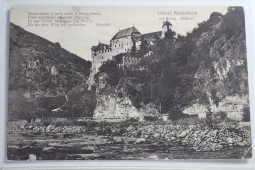 AK Bozen Schloss Runkelstein 1909 gebraucht #PJ466