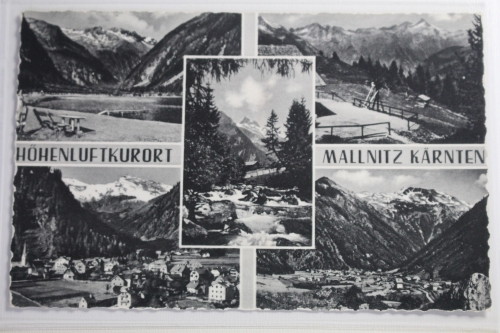 AK Mallnitz im Kärnten Mehrbildkarte 1958 gebraucht #PJ478