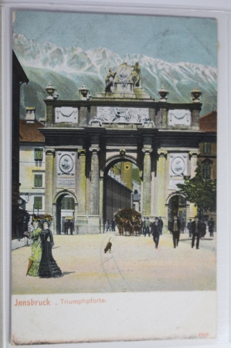 AK Innsbruck Triumphpforte gebraucht #PJ489