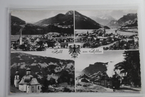 AK Zell am Ziller Mehrbildkarte 1964 gebraucht #PJ510