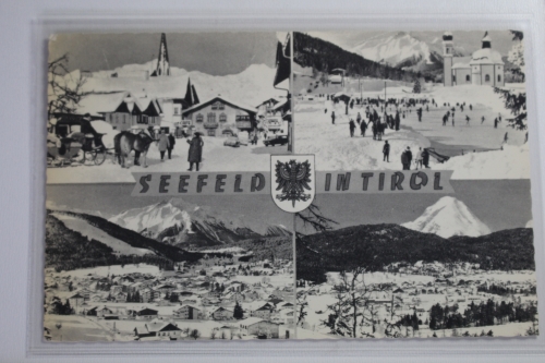 AK Seefeld in Tirol Mehrbildkarte - Schiparadies gebraucht #PJ530