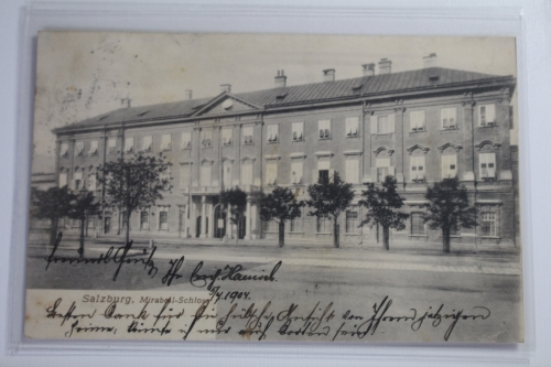 AK Salzburg Mirabell Schloss 1904 gebraucht #PJ536