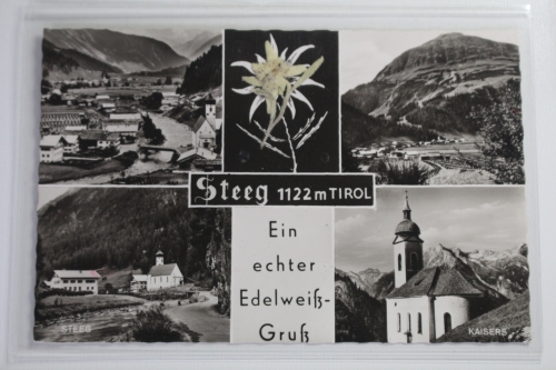 AK Steeg 1122 m Tirol Mehrbildkarte 1965 gebraucht #PJ540