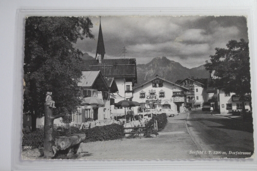 AK Seesfeld in Tirol 1200 m, Dorfstraße 1963 gebraucht #PJ550