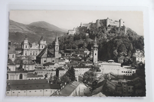 AK Salzburg Altstadt und Festung 1961 gebraucht #PJ569