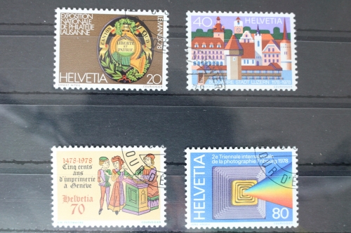 Schweiz 1116-1119 gestempelt