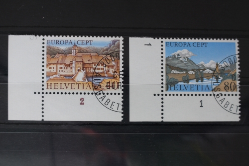 Schweiz 1094-1095 gestempelt Europa #VZ855