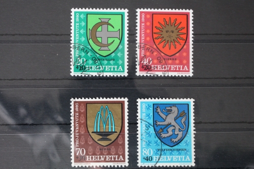 Schweiz 1187-1190 gestempelt