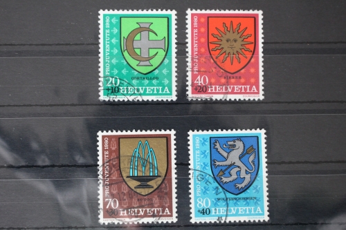 Schweiz 1187-1190 gestempelt