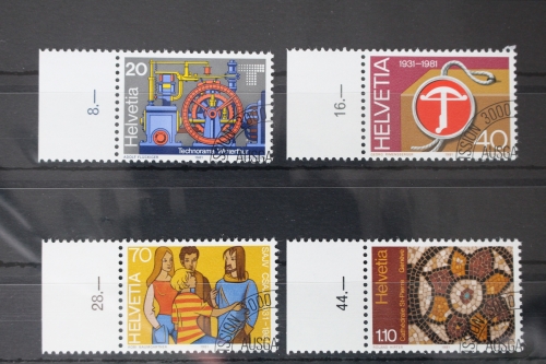 Schweiz 1206-1209 gestempelt