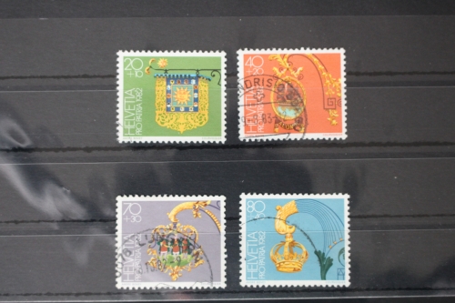 Schweiz 1223-1226 gestempelt