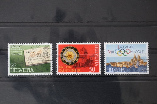 Schweiz 1267-1269 gestempelt