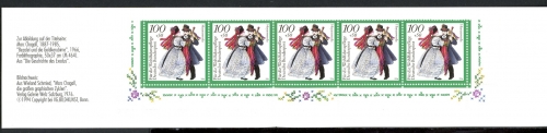 Bund Markenheft Wohlfahrt der Juden mit 1760 postfrisch #JL386