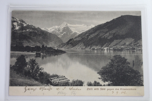 AK Zell am See mit Kitzsteinhorn gebraucht #PJ634
