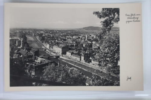 AK Graz Blick vom Schlossberg gegen Süden ungebraucht #PK462