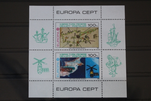 Türkisch-Zypern Block 4 mit 127-128 postfrisch