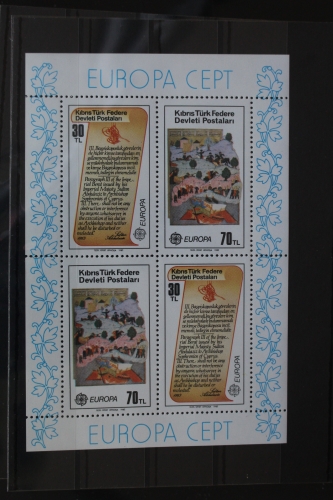 Türkisch-Zypern Block 3 mit 114-115 postfrisch #WB282