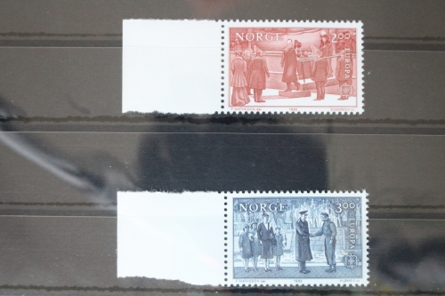 Norwegen 865-866 postfrisch Europa: Historische Ereignisse #WB371