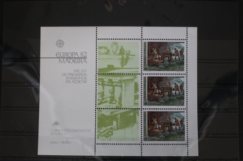 Portugal Madeira Block 3 mit 77 postfrisch #WB401