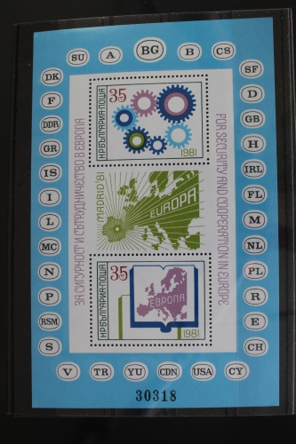 Bulgarien Block 117 mit 3048-3049 postfrisch #WB406