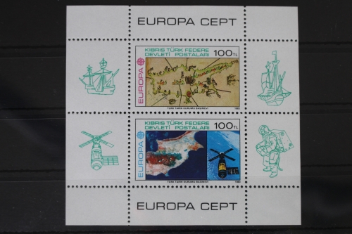Türkisch-Zypern Block 4 mit 127-128 postfrisch #WB565