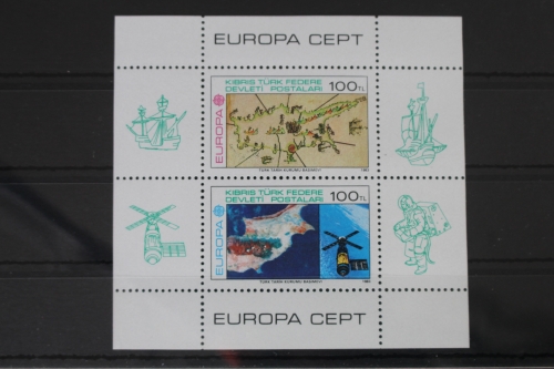 Türkisch-Zypern Block 4 mit 127-128 postfrisch #WB571
