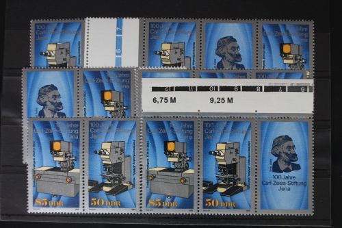 DDR W Zd 801 - W Zd 806 postfrisch Zusammendrucke #VY938