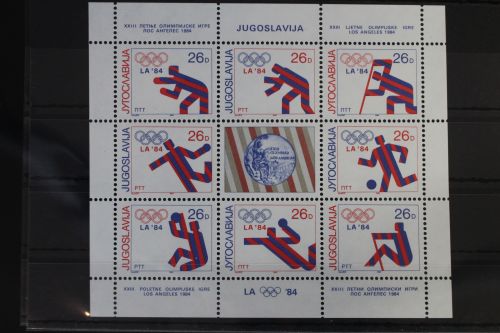 Jugoslawien 2075-2082 postfrisch als Kleinbogen #WB977