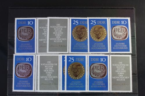 DDR W Zd227 - W Zd232 postfrisch Zusammendrucke #WC539