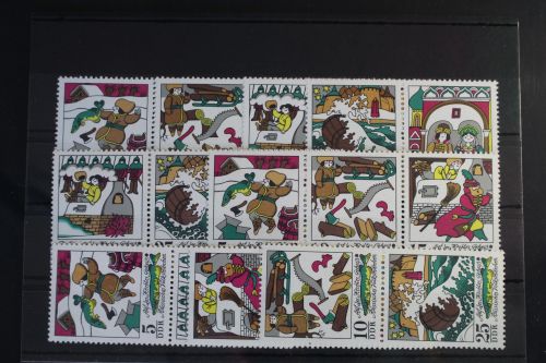 DDR W Zd290 - W Zd295 und S Zd131 - S Zd133 postfrisch Zusammendrucke #VY998