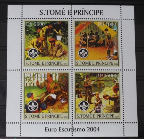São Tomé und Príncipe 2479-2482 postfrisch als Kleinbogen #WE248