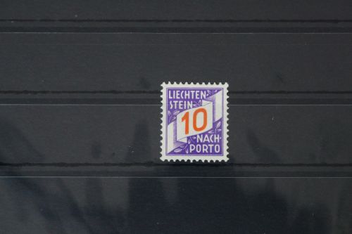 Liechtenstein Portomarken 14 mit Falz #WF516