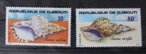 Dschibuti 229-230 postfrisch Meerestiere #WF002