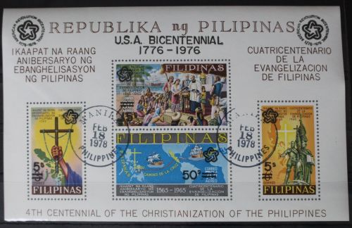 Philippinen Block 9a mit 1172-1175 gestempelt