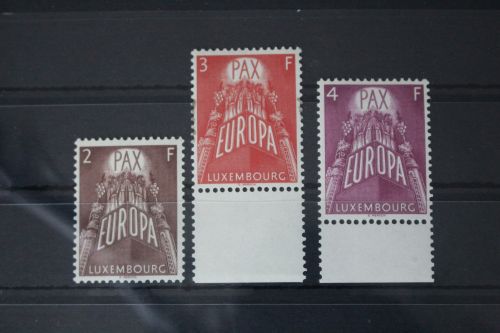 Luxemburg 572-574 postfrisch Cept Europa Union #WH055