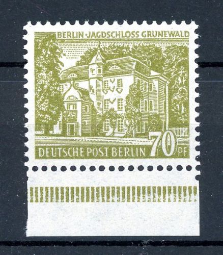 Berlin 123 Unterrand postfrisch DS Berliner Bauten #JM105