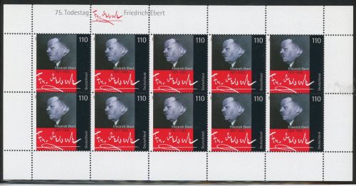 Bund KB mit 2101 postfrisch Persönlichkeiten #GK477
